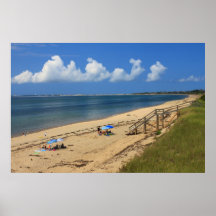 Truro Cape Cod Bay Beach View Posters