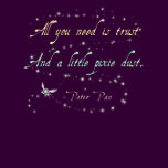 Trust and Pixie Dust Sheer V-neck