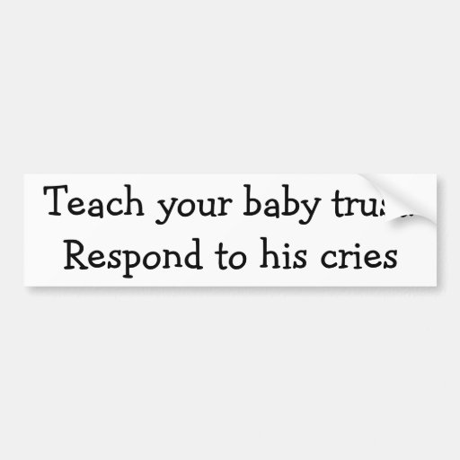 Trust Bumper Sticker - Customized