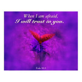 Trust Christian Poster print