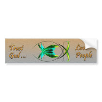 Trust God Bumper Sticker bumper stickers by LivingLife Trust God Bumper Sticker bumper stickers