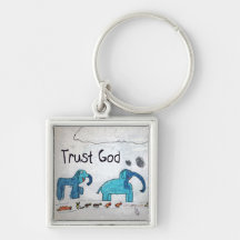 Trust God Gifts & Greetings Key Chains