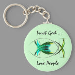 Trust God Keychain keychains