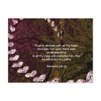 Trust in God with All Your Heart Proverbs 3:5 postcards by Christian_gifts Trust in God with All Your Heart Proverbs 3:5 postcards
