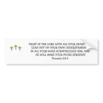 TRUST IN THE LORD BUMPER STICKER bumper stickers by TrinityFarm TRUST IN THE LORD BUMPER STICKER bumper stickers