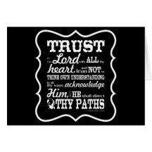 Trust in the Lord Card