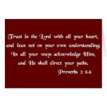 Trust in the Lord, Greeting Cards