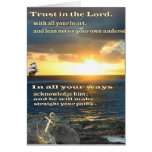 Trust in the Lord proverbs 3:5-6 card
