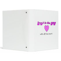 Trust in the LORD with all thine heart Vinyl Binders