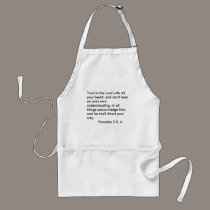 Trust in the Lord with all your heart aprons by bshown Trust in the Lord with all your heart aprons