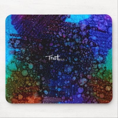 Trust Jesus Mouse Mat by Chakham