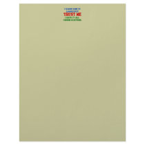 Trust Me - All Under Control Customized Letterhead