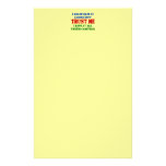 Trust Me -- All Under Control Customized Stationery