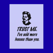 Trust Me - female postcards