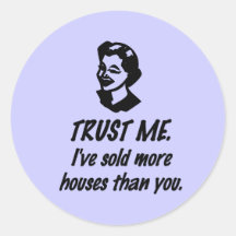 Trust Me - female Sticker