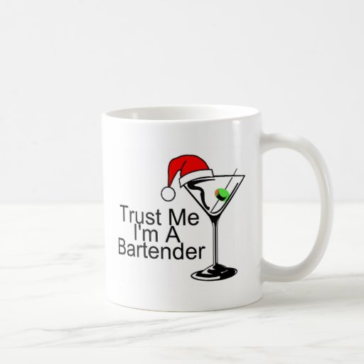 Trust Me Im A Bartender Martini Coffee Mugs