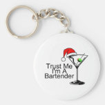 Trust Me Im A Bartender Martini Keychains