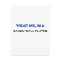 Trust Me I'm a Basketball Player postcards