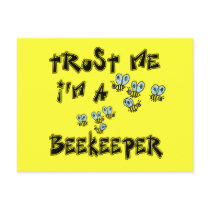 Trust Me I'm a Beekeeper Post Card