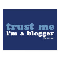 Trust Me, I'm a Blogger (LiveJournal) postcards