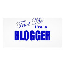 Trust Me I'm a Blogger Photo Card Template