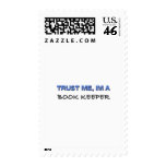 Trust Me I'm a Book Keeper Postage Stamps