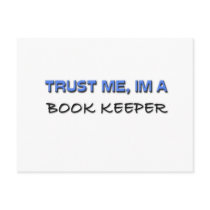 Trust Me I'm a Book Keeper postcards