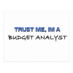 Trust Me I'm a Budget Analyst Postcards