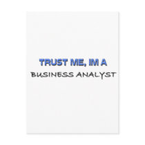 Trust Me I'm a Business Analyst postcards