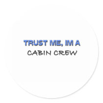 Trust Me I'm a Cabin Crew stickers
