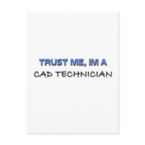 Trust Me I'm a Cad Technician postcards
