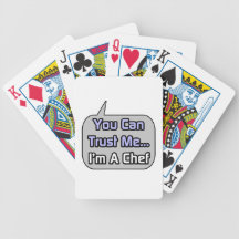 Trust Me .. I'm a Chef Bicycle Poker Deck