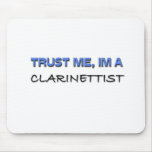 Trust Me I'm a Clarinettist Mouse Mats