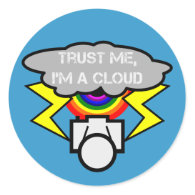 Trust me I'm a cloud Stickers