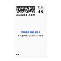 Trust Me I'm a Cryptozoologist postage by professions Trust Me I'm a Cryptozoologist postage