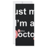 Trust Me I'm a (Dallas) Doctor (Fan) Rack Card Template