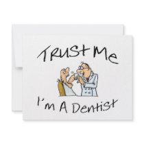Trust Me Im A Dentist invitations