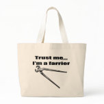 Trust me I'm a farrier. Canvas Bags