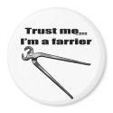 Trust me I'm a farrier. magnets