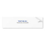 Trust Me I'm a Financial Manager Bumper Stickers