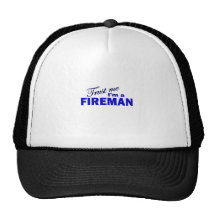 Trust Me I'm a Fireman Mesh Hat