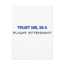 Trust Me I'm a Flight Attendant postcards by professions Trust Me I'm a Flight Attendant postcards