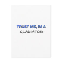 Trust Me I'm a Gladiator postcards