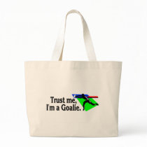 Trust Me Im A Goalie Soccer Tote Bag