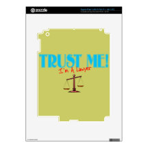 Trust Me I'm A Lawyer Scales Of Justice Skins For iPad 3
