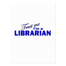 Trust Me I'm a Librarian Post Cards