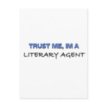 Trust Me I'm a Literary Agent postcards by professions Trust Me I'm a Literary Agent postcards