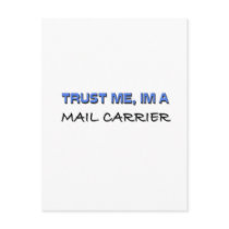 Trust Me I'm a Mail Carrier postcards