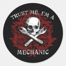 Trust Me I'm a Mechanic Apparel, Travel Mugs, Gift Stickers