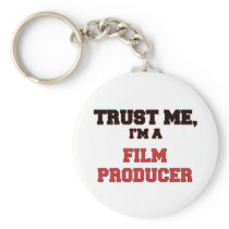 Trust Me I'm a My Film Producer Keychain